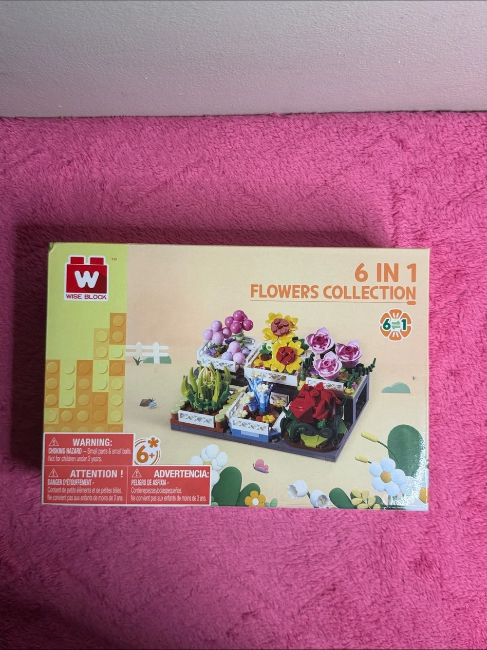 6-in-1 Flowers Collection - Pink Accented Floral Kit
